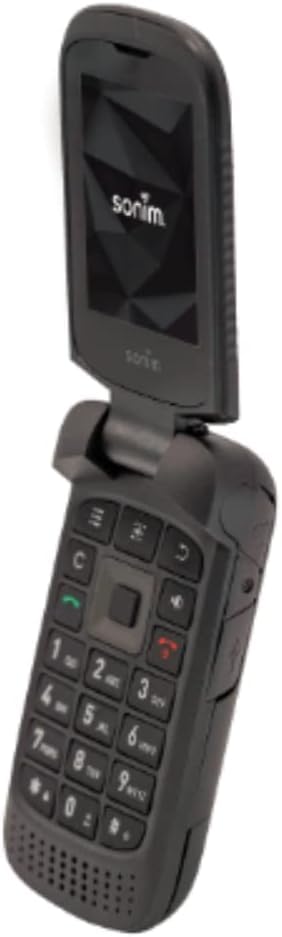 4G LTE 8GB Ultra Rugged Flip Phone Black H633224