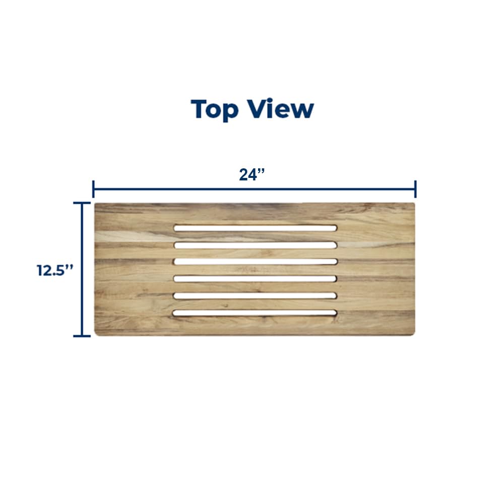 Wall Mounted Folding Shower Bench 24 Inch R1851