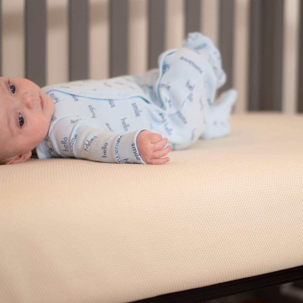 Organic 2-Stage 144 Coil Crib Mattress with Protector Pad G316