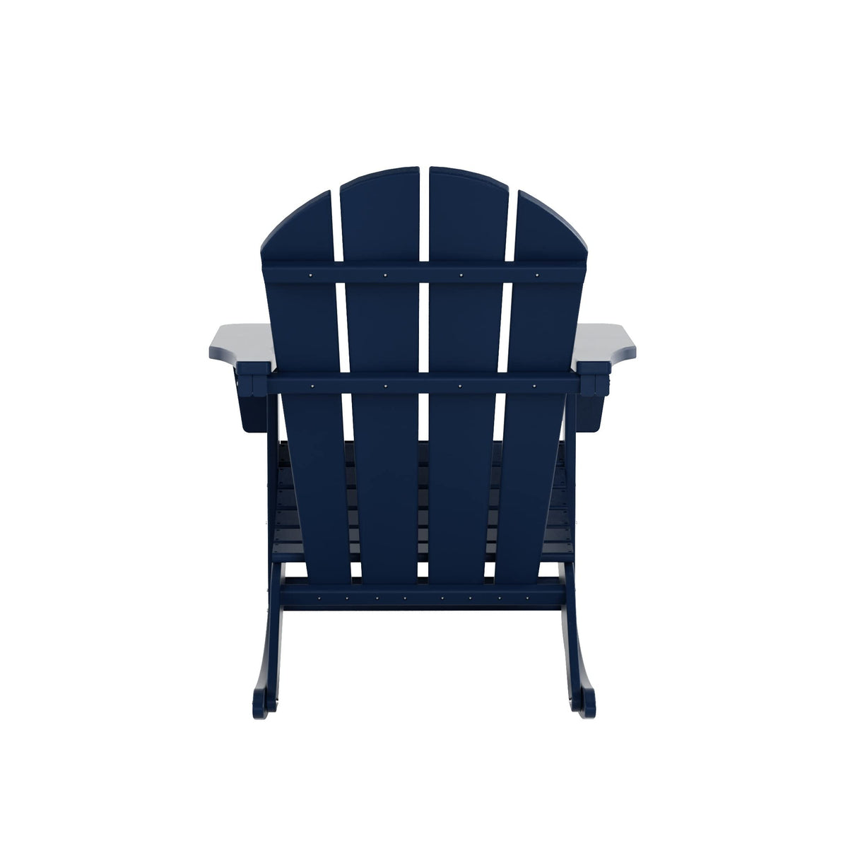 Navy Blue HDPE Outdoor Rocking Chair V987