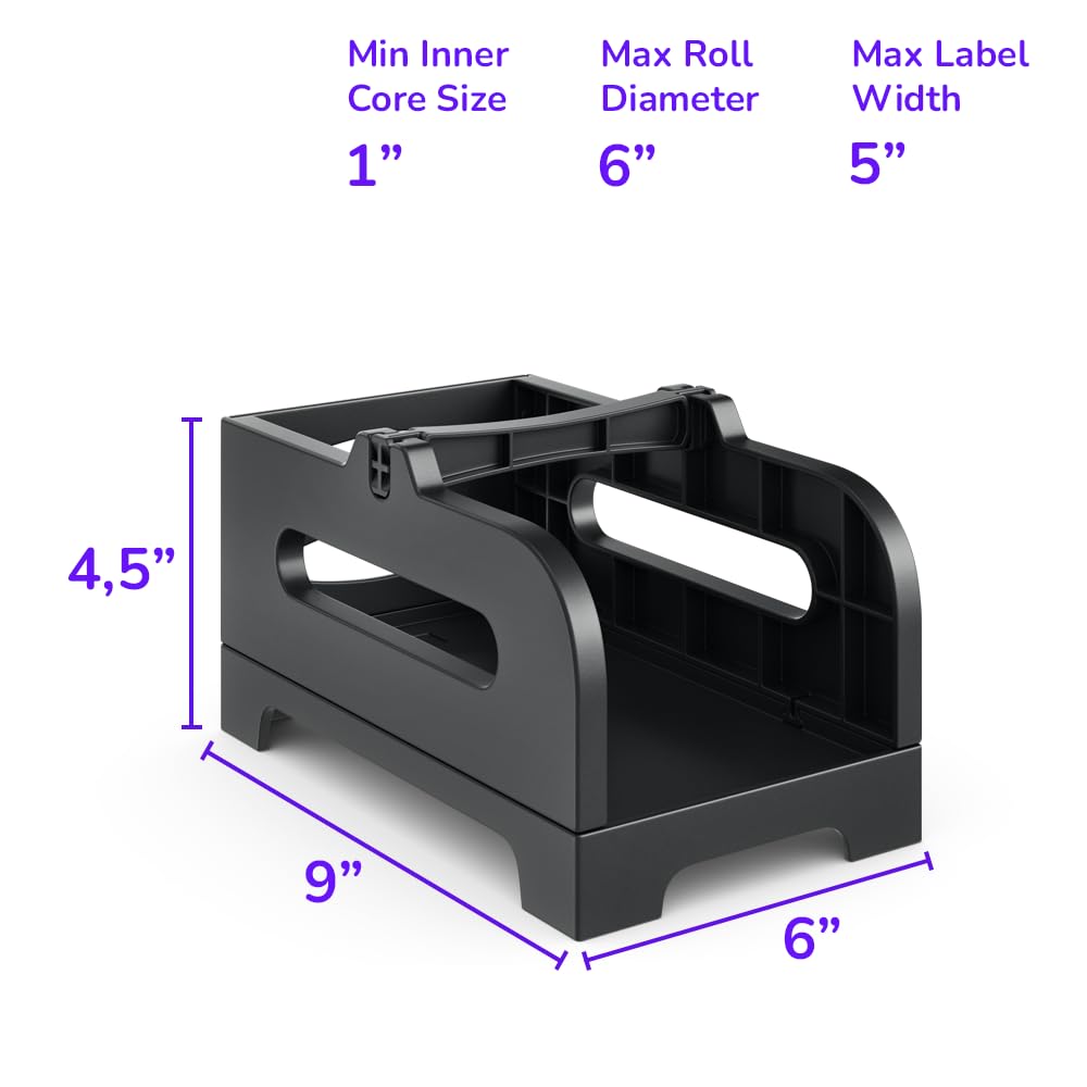 Thermal Label Holder for Label Rolls and Fan-Fold Stacks D8922