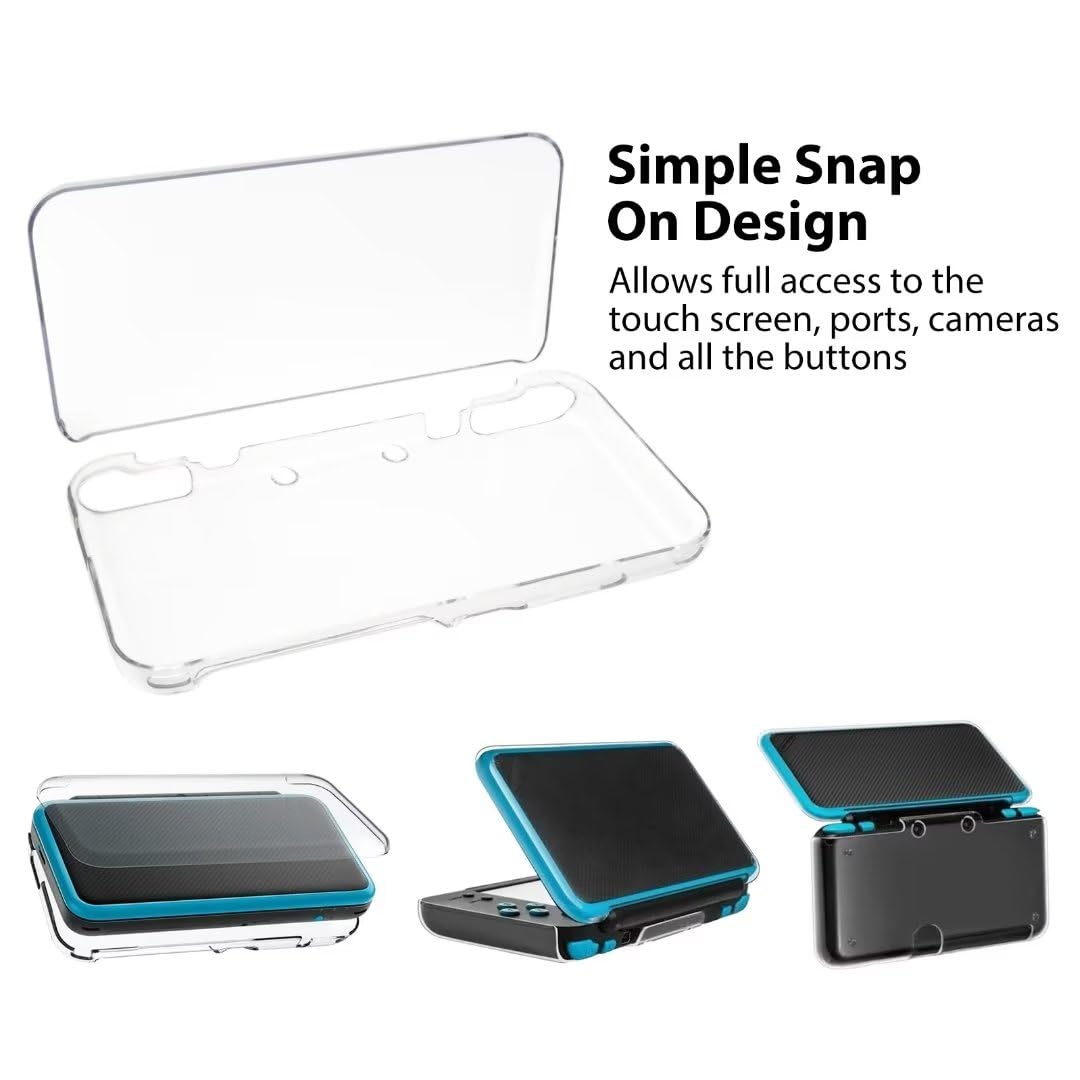 Clear Crystal Hard Shell Case for Nintendo 2DS XL U4599