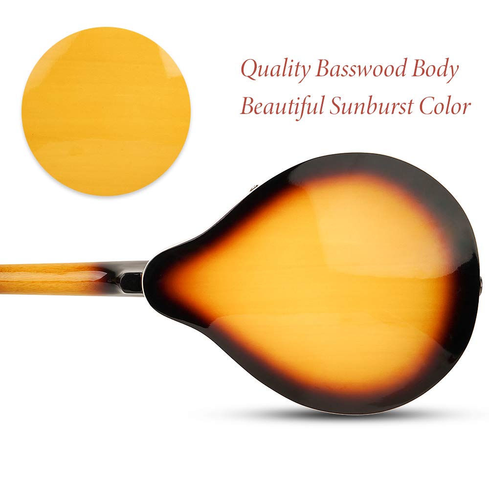 Sunburst 8 String Acoustic Mandolin E54359