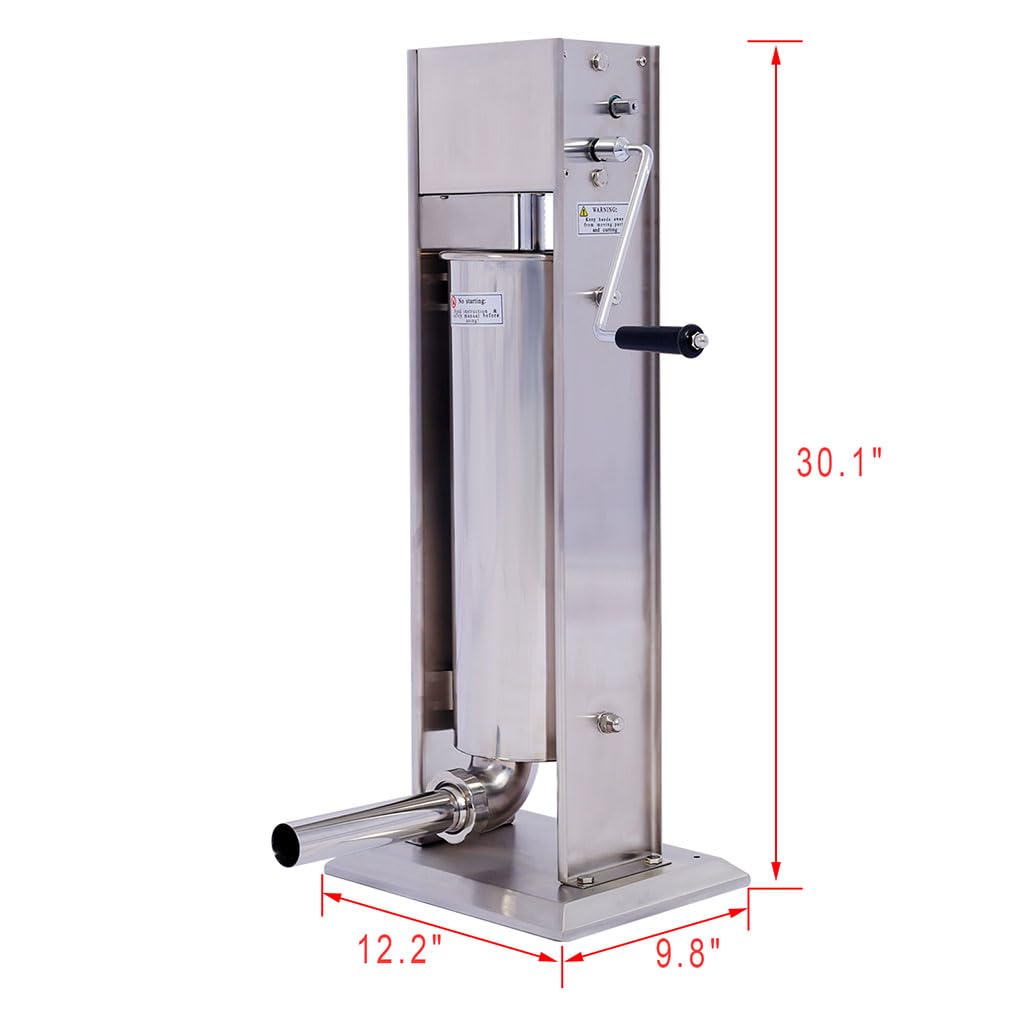 7L Stainless Steel Manual Vertical Sausage Stuffer I974442