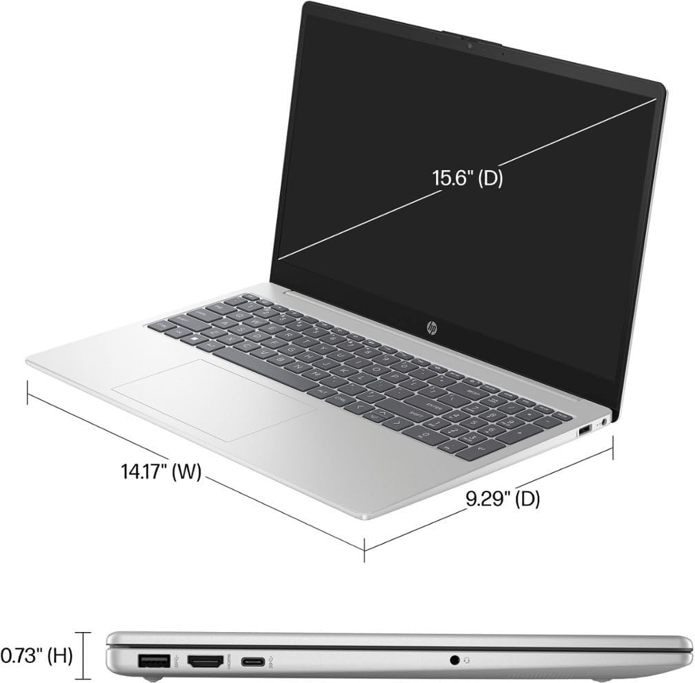 15.6" Touch-Screen Laptop, AMD Ryzen 5, 8GB DDR5, 512GB, Natural Silver G84906