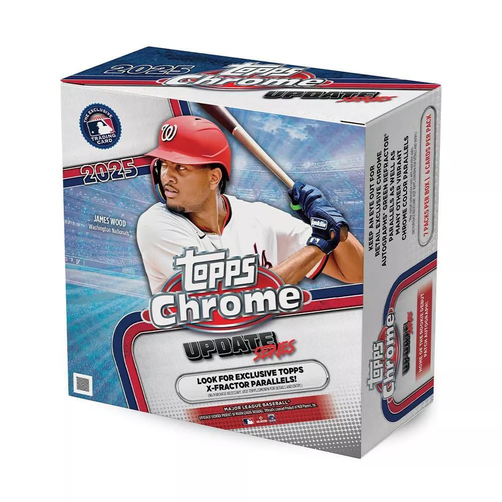 2025 MLB Chrome Baseball Trading Card Mega Box R13169