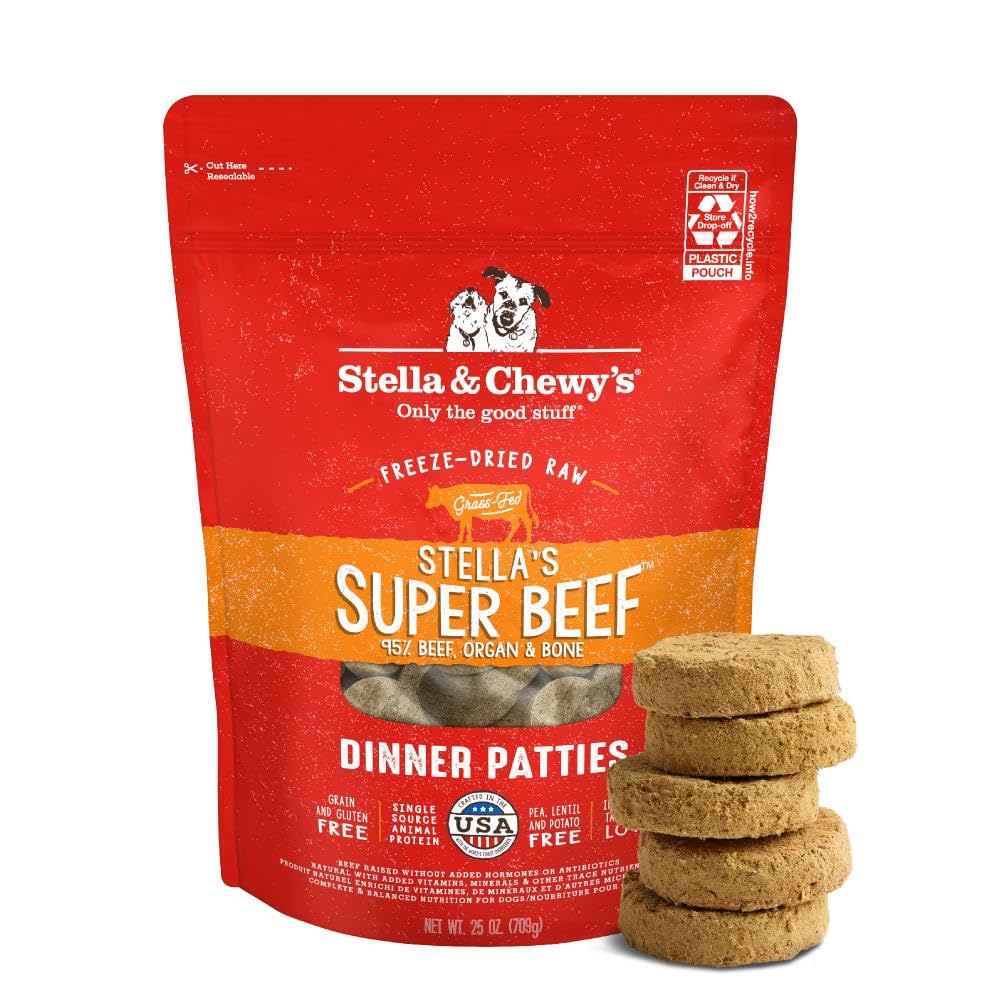 Freeze-Dried Raw Beef Grain-Free Dog Food 25 oz J388