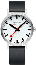 Vegan Grape Black Leather White Dial Watch E2473