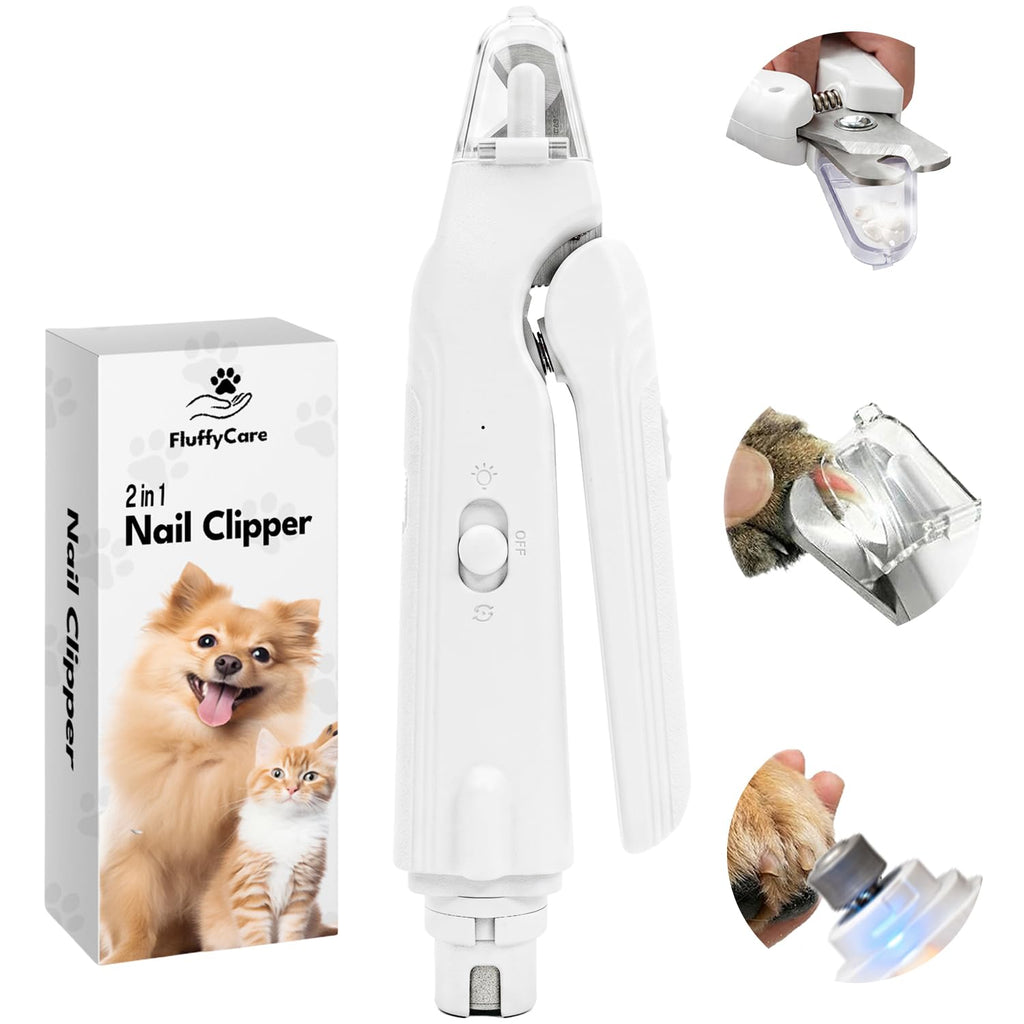 2-in-1 Dog & Cat Nail Clipper and Grinder with Light K3918