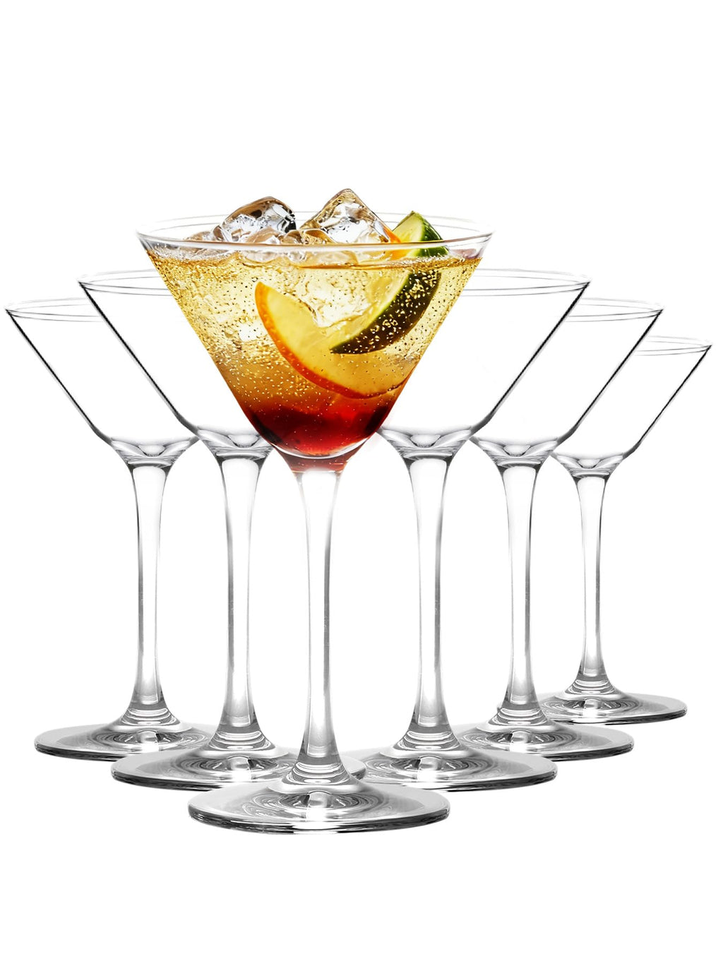 5 oz Crystal Cocktail Glasses Set of 6 J92046