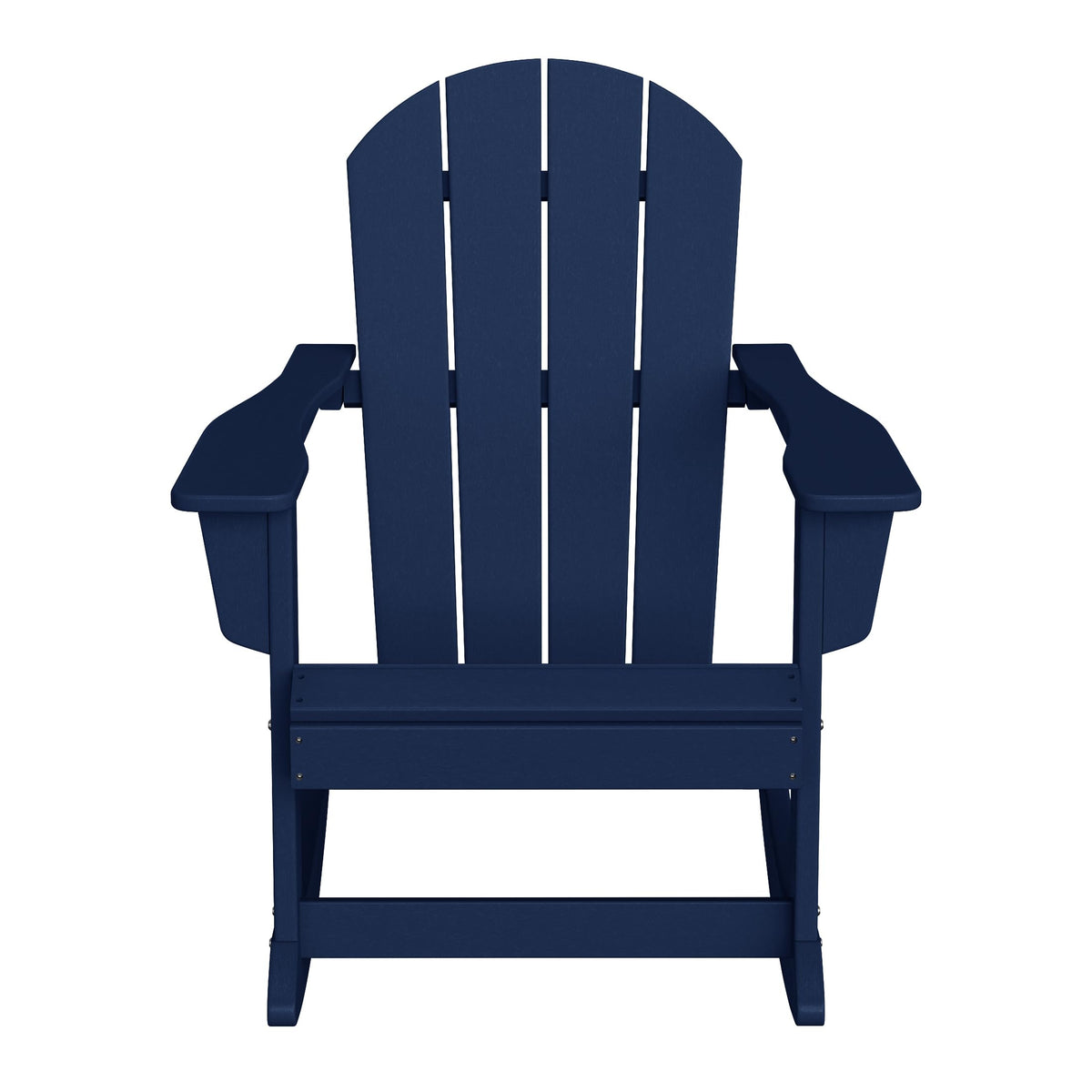 Navy Blue HDPE Outdoor Rocking Chair V987