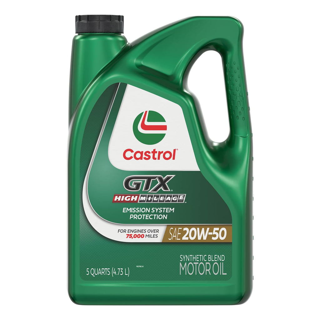 20W-50 Synthetic Blend Motor Oil, 5 Quarts V2711