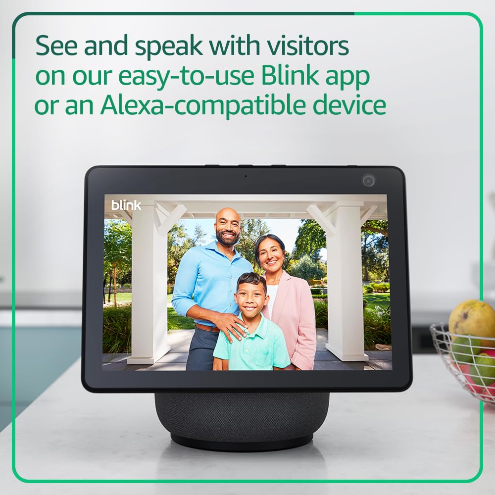 Wireless Video Doorbell + Outdoor Camera with Sync Module E849