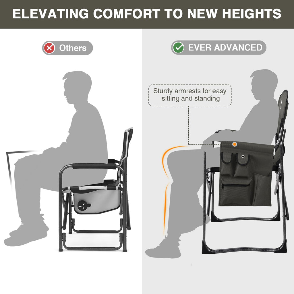 Lightweight Aluminum Director Camping Chair G56159