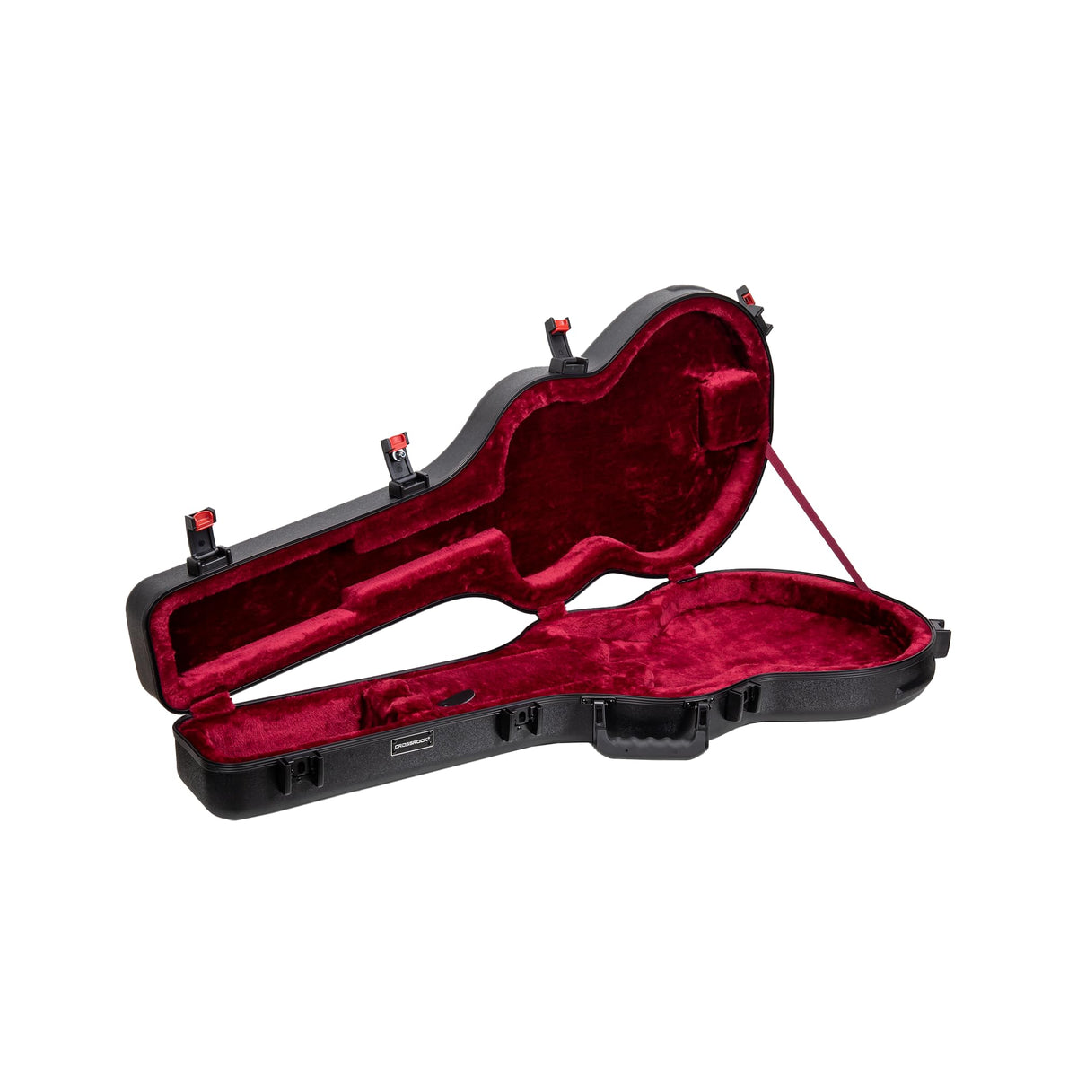 Semi-Hollow Electric Guitar Flight Case with Lock Black F23350