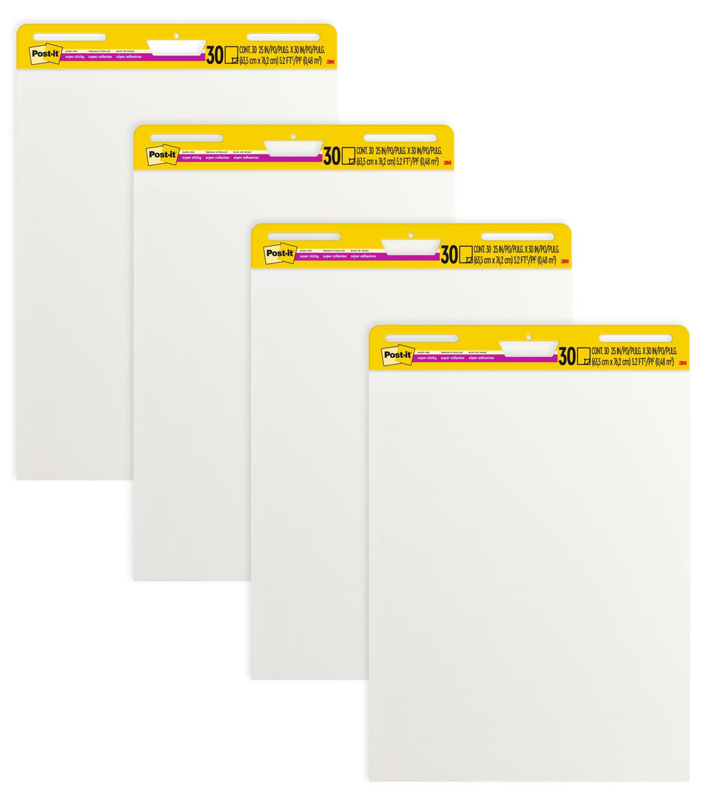 White Easel Pad, 4 Pads D17070