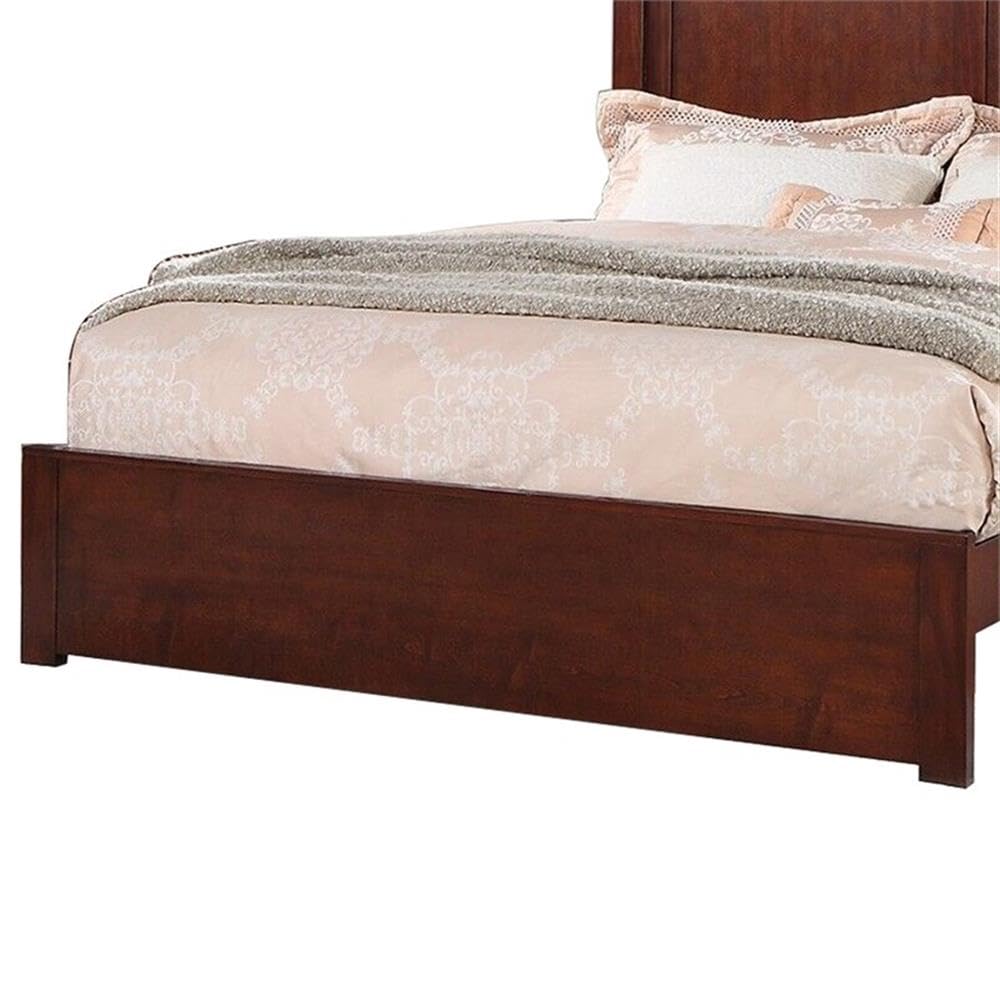 California King Solid Wood Platform Bed with Underbed Storage T405