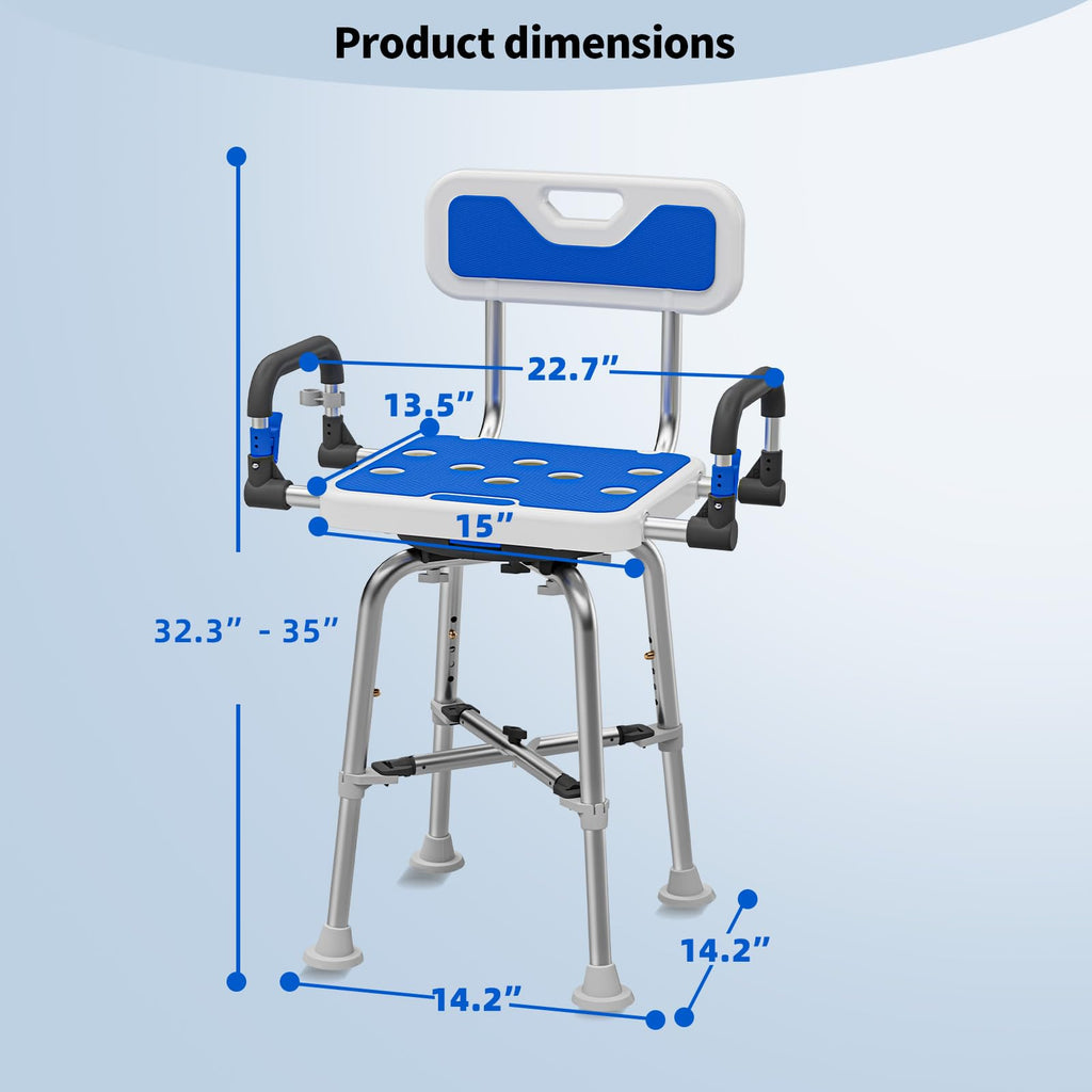 Heavy Duty Swivel Shower Chair I7437