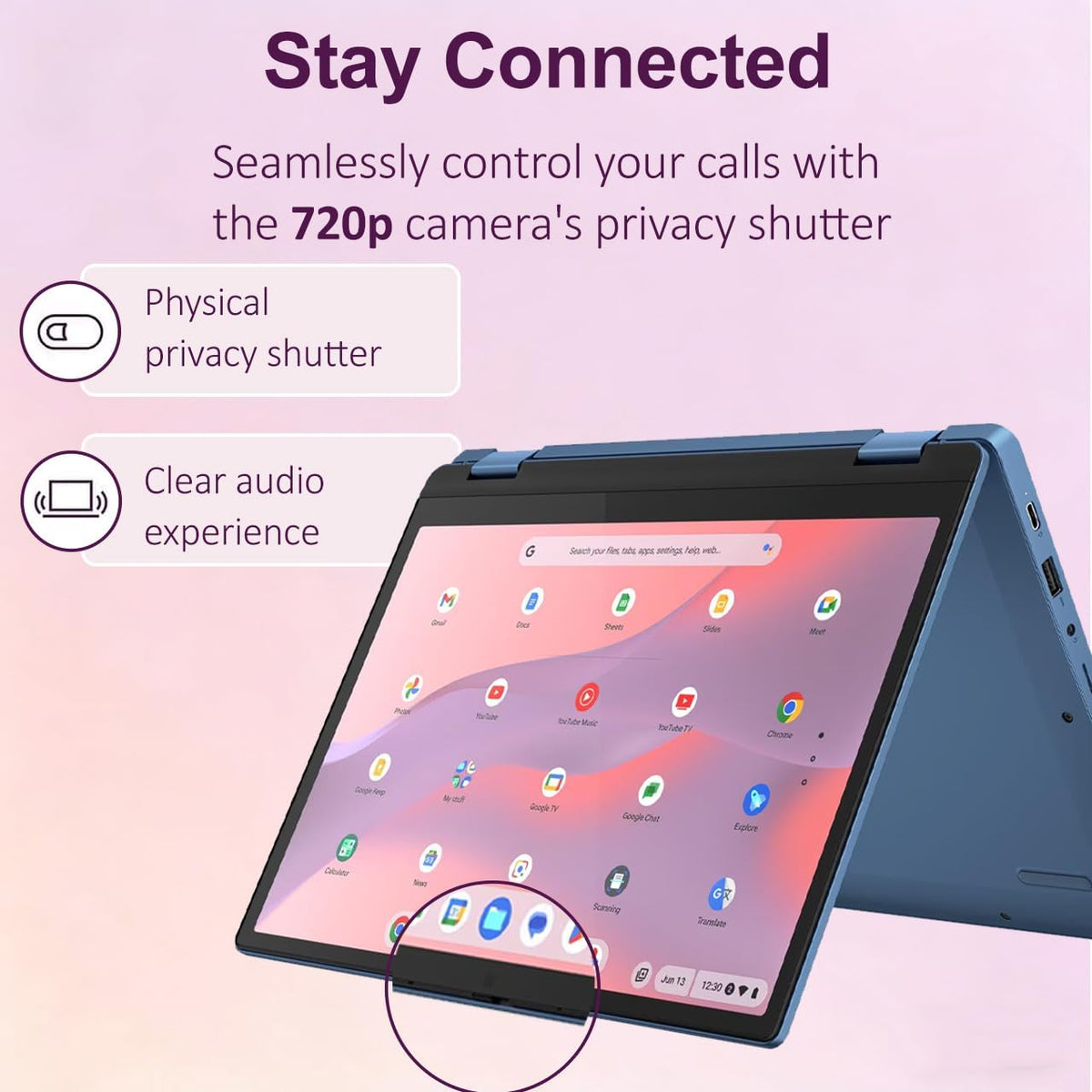2-in-1 Chromebook Laptop T2418