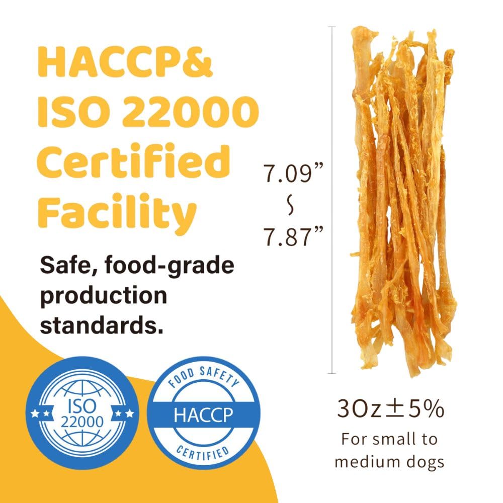 Turkey Tendon Dog Chew Strips M2945