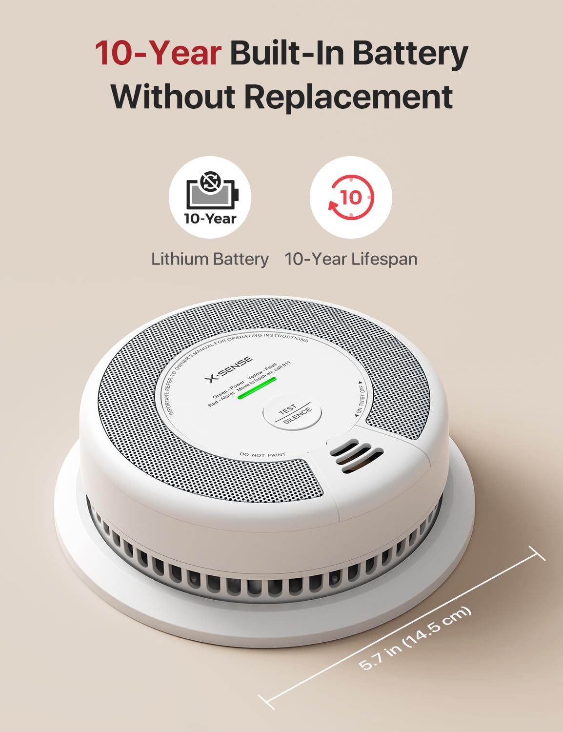 Smoke & Carbon Monoxide Alarm 5-Pack G11525