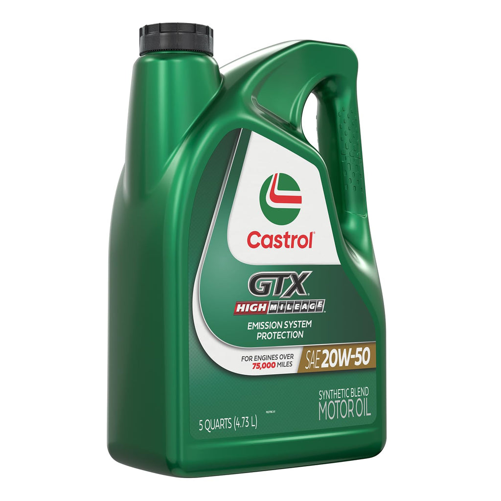 20W-50 Synthetic Blend Motor Oil, 5 Quarts V2711
