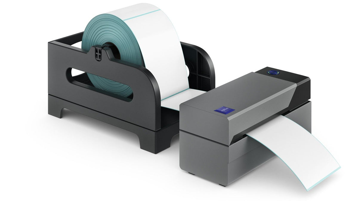 Thermal Label Holder for Label Rolls and Fan-Fold Stacks D8922