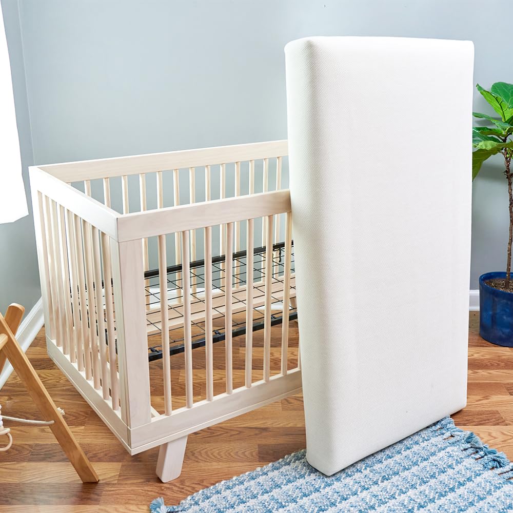 Organic 2-Stage 144 Coil Crib Mattress with Protector Pad G316