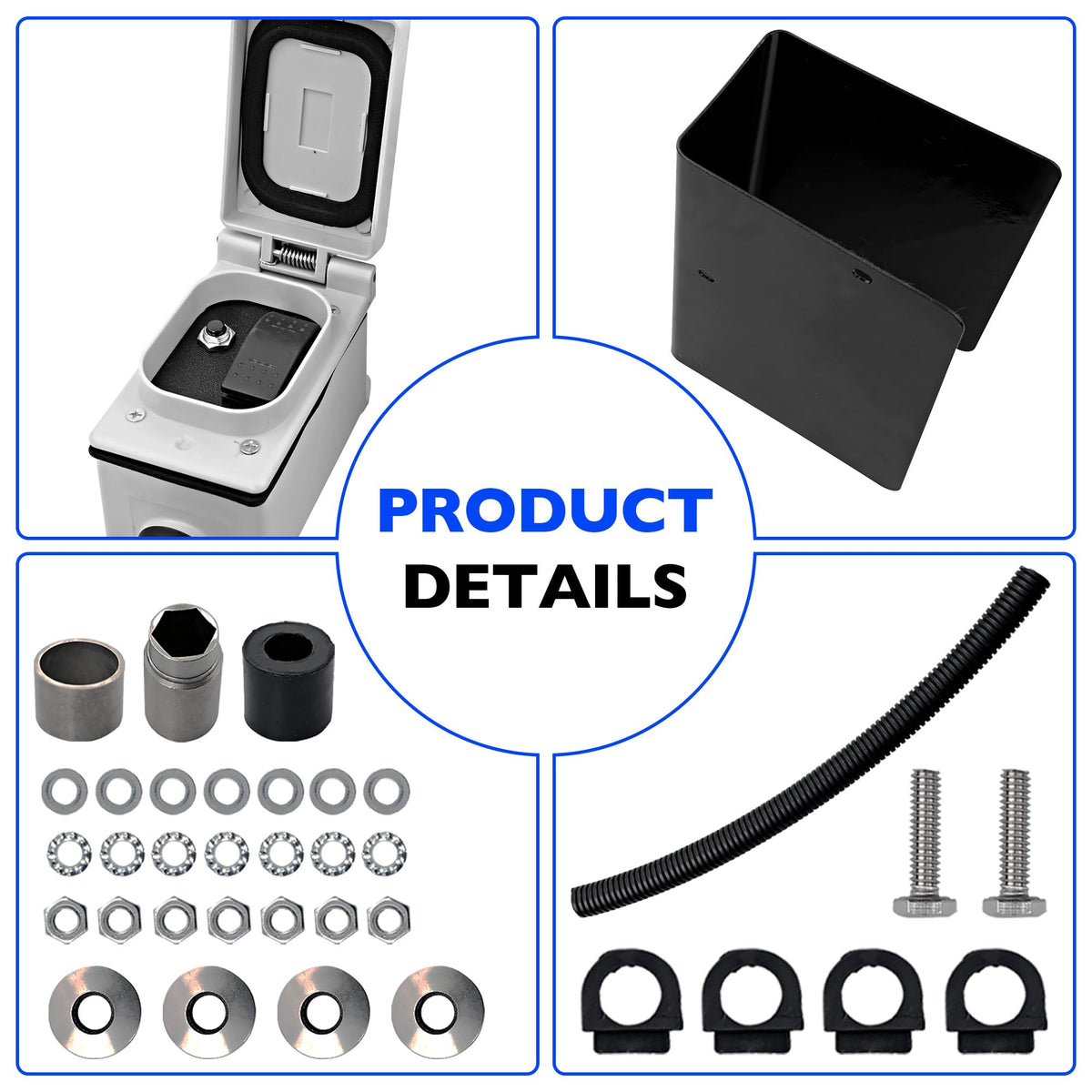 Electric Powered Trailer Jack Kit 12,000 lbs 12V M835870