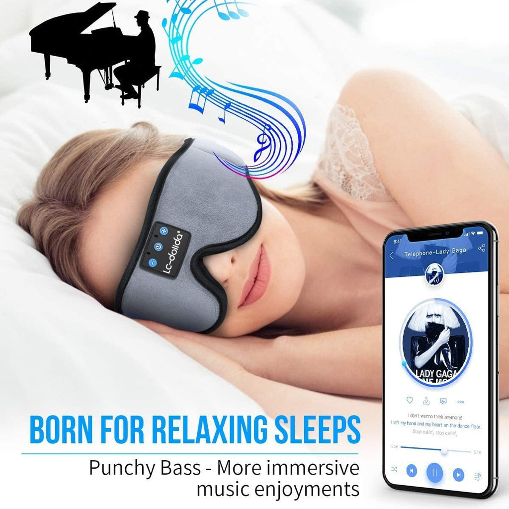 Sleep Mask with Bluetooth Headphones Cotton Y664