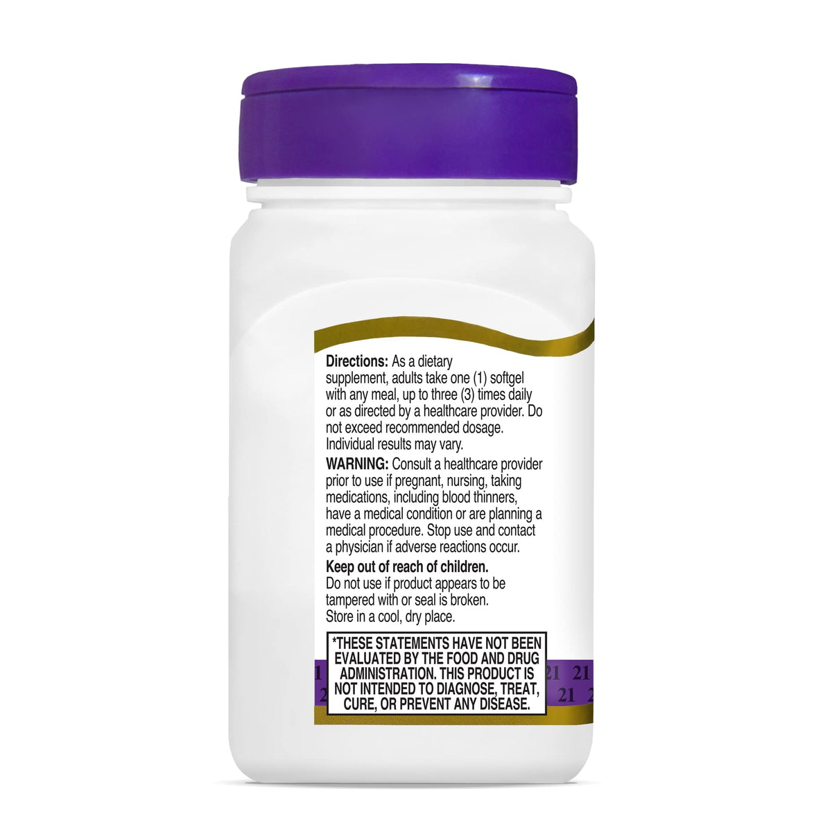 Fish Oil 1000 Mg Softgels, 60 Count (Pack of 2) L88221