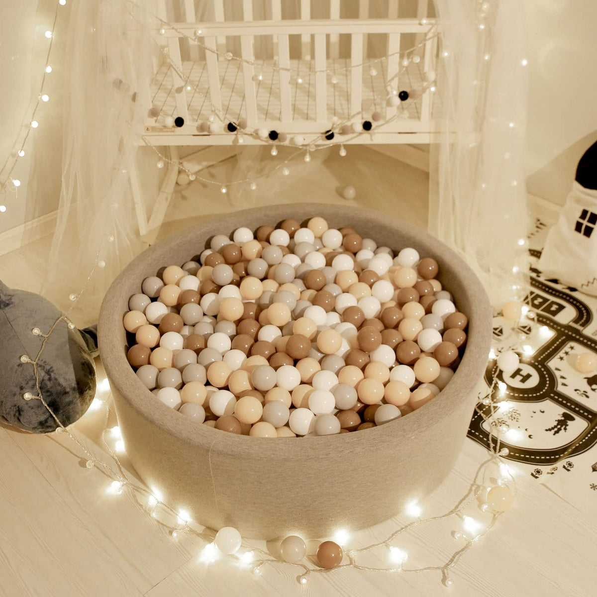 100pcs 2.15inch BPA Free Crush Proof Plastic Balls M965891