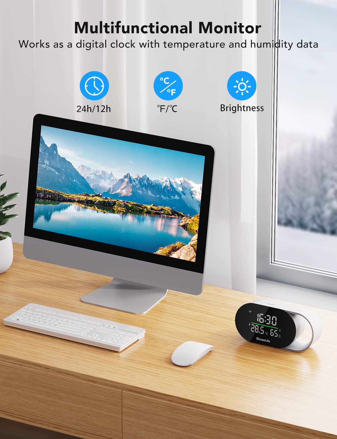 Dehumidifier with Air Quality Monitor D60327