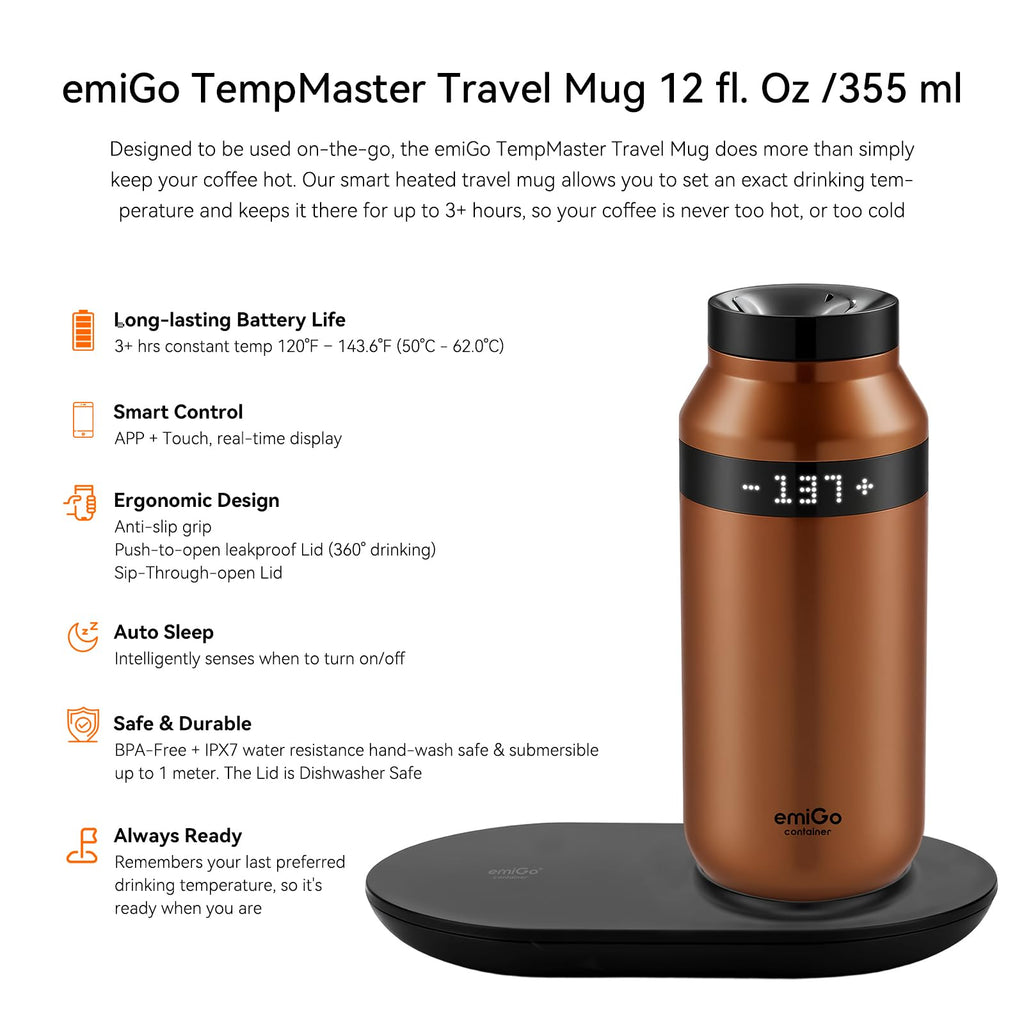 12 oz App Ctrl Heated Mug I63139