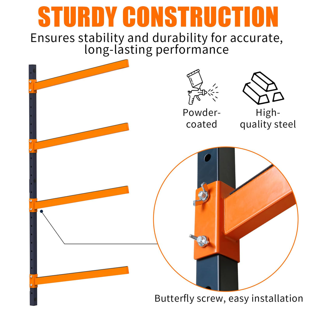 Wall Mount Adjustable Kayak Storage Rack Z316