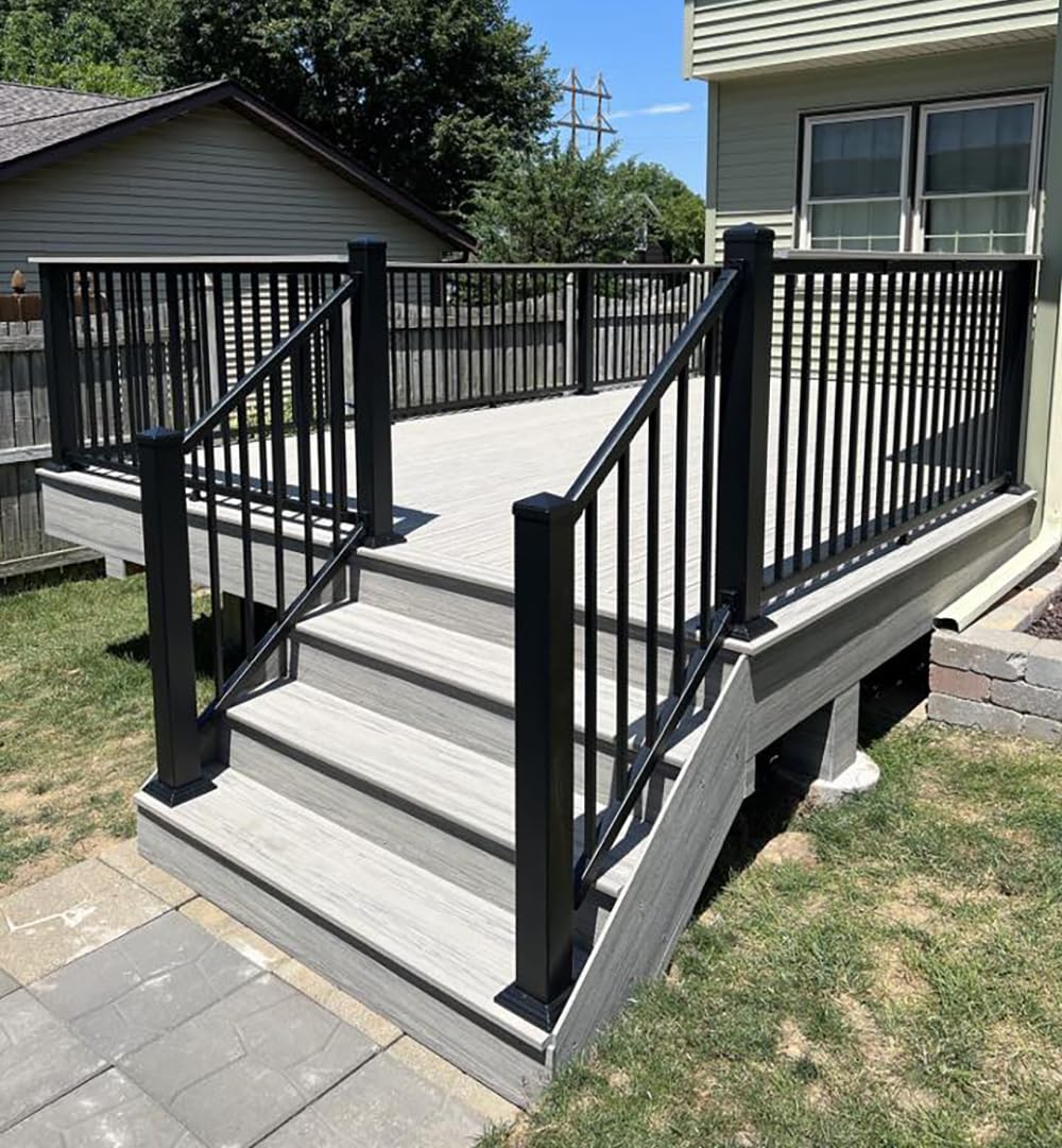Black Textured Level Rail Kit P645