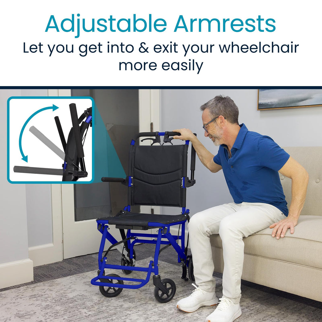 Ultra-Lightweight Transport Wheelchair Z684423