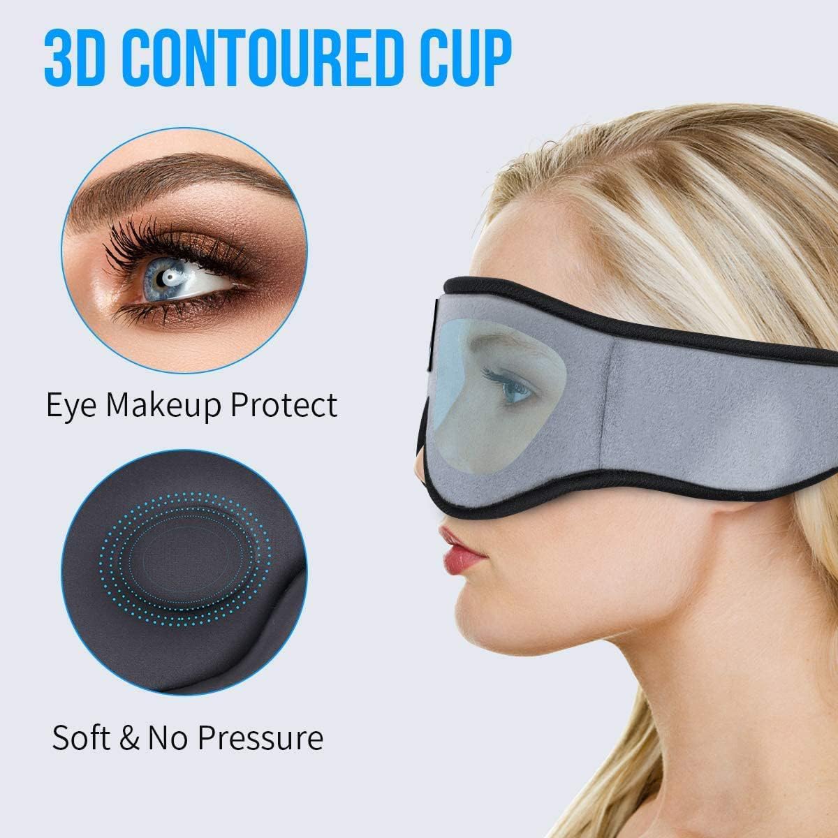 Sleep Mask with Bluetooth Headphones Cotton Y664