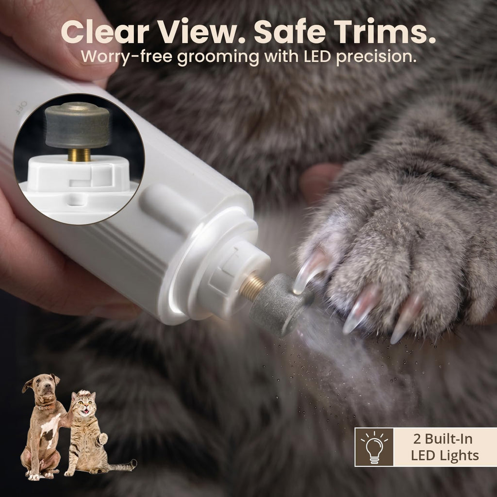 2-in-1 Dog & Cat Nail Clipper and Grinder with Light K3918