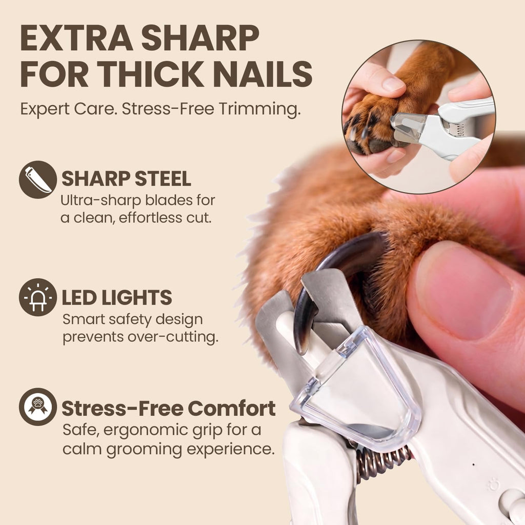 2-in-1 Dog & Cat Nail Clipper and Grinder with Light K3918