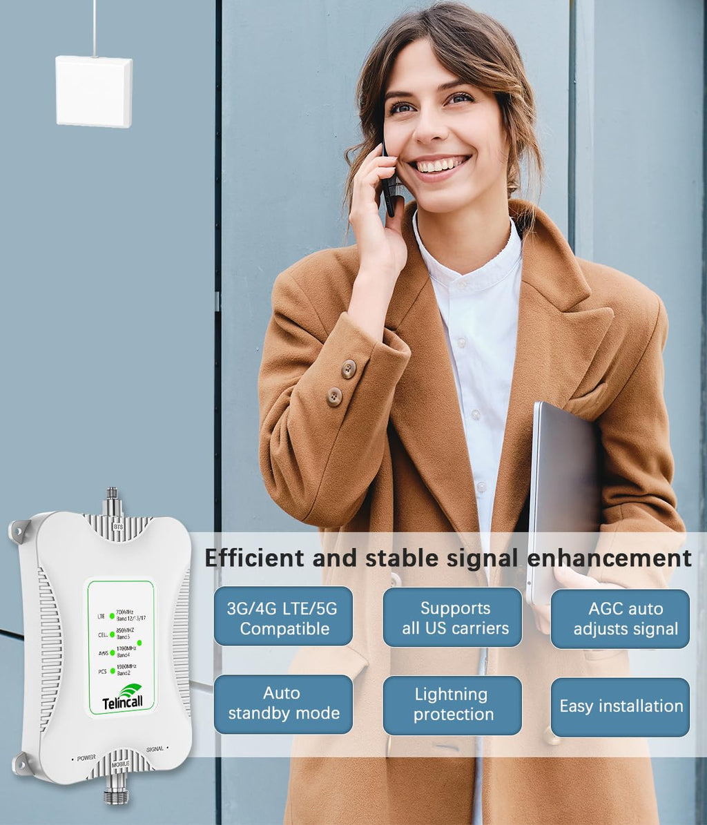 Cell Phone Signal Booster 4G LTE 5G L595