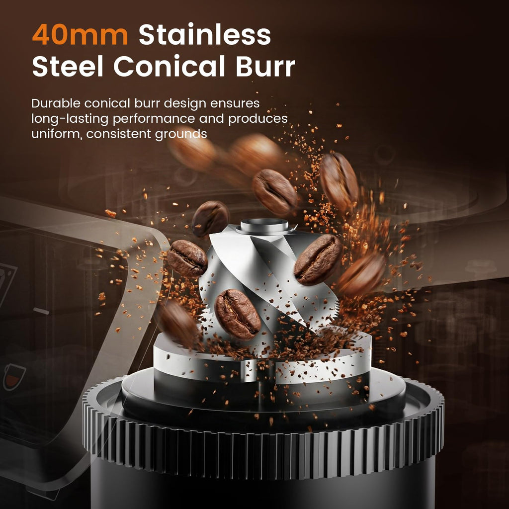Electric Burr Coffee Grinder, 30 Settings N190