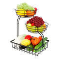 3 Tier Metal Fruit Vegetable Basket F542916