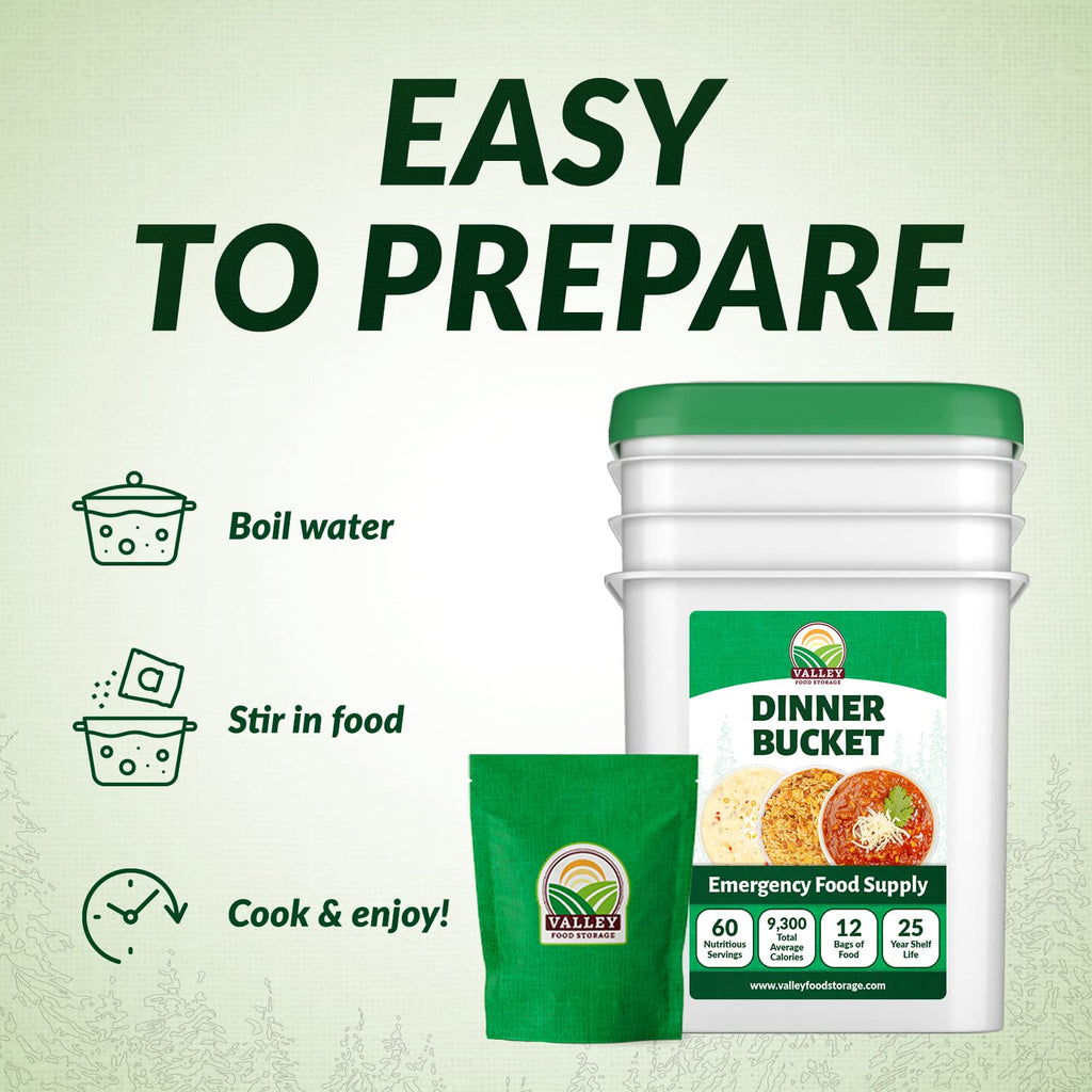 60 Serving Emergency Food Supply Bucket O40707