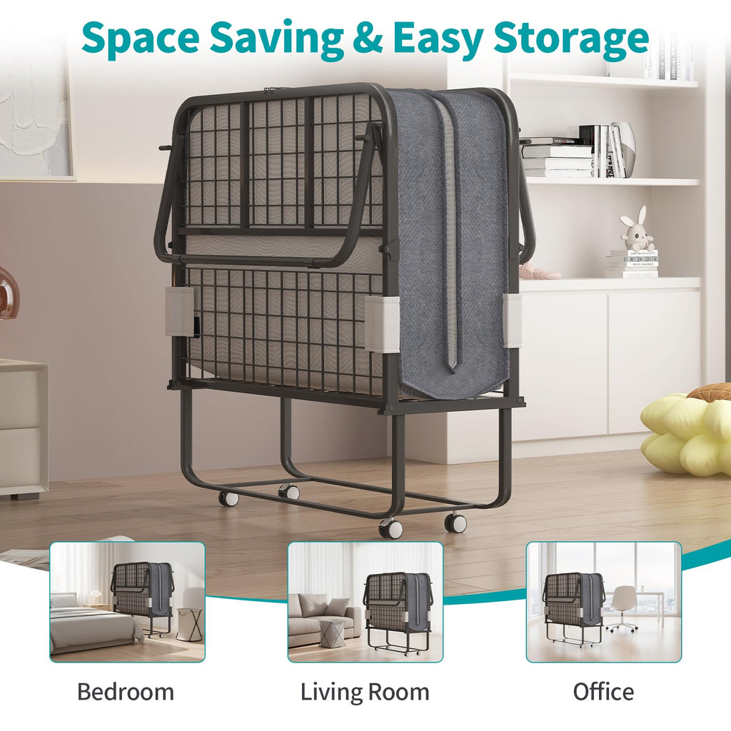 Rollaway Bed with Mattress T3486