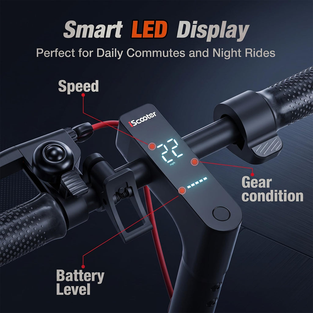 Electric Scooter with 8.5" Pneumatic Tires A408