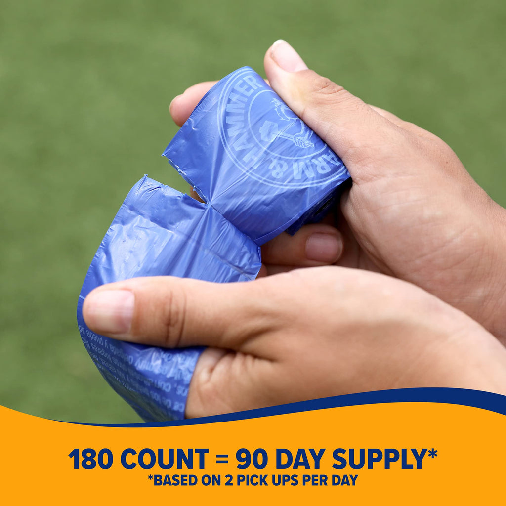 Dog and Cat Waste Bags, 180 Count O583968