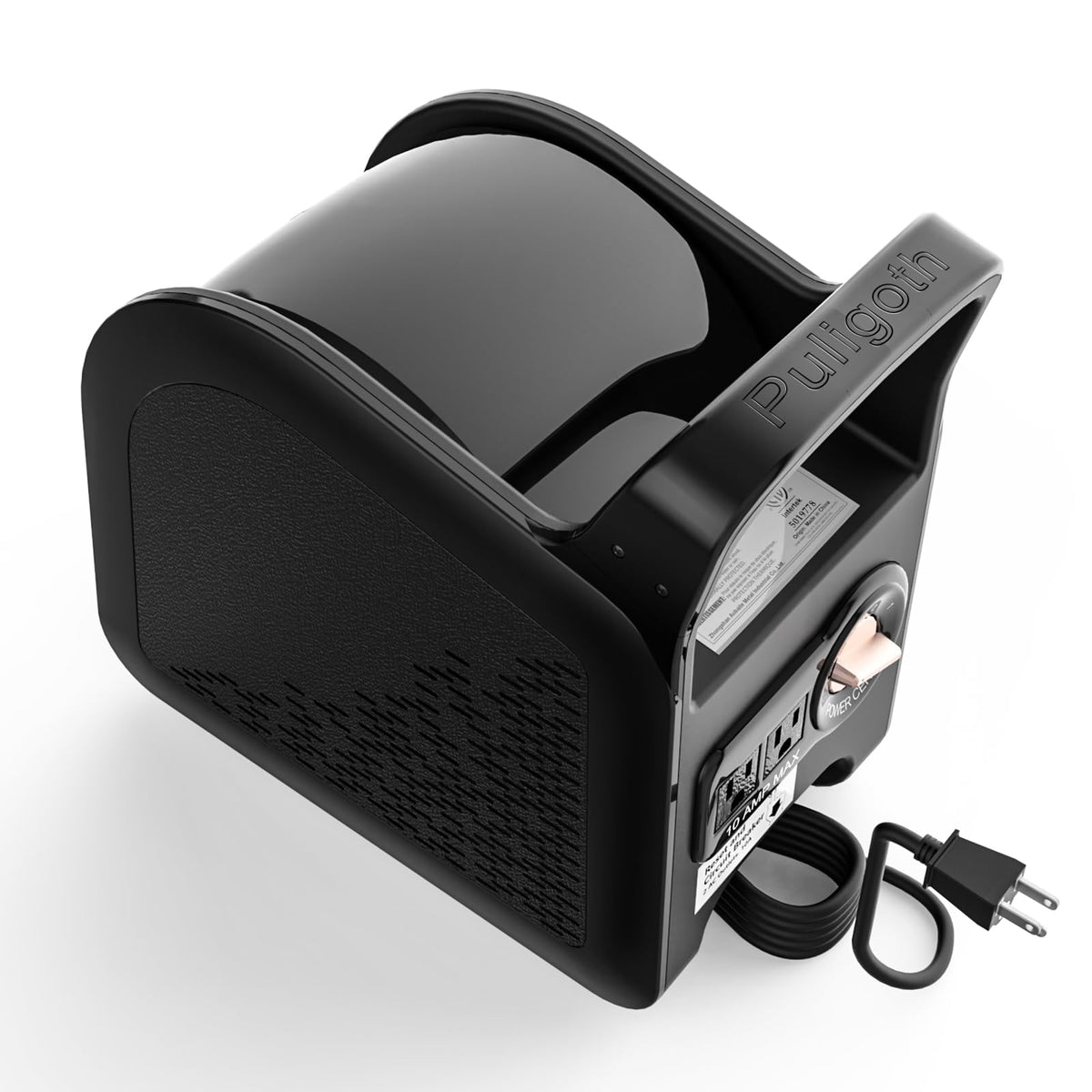 Portable High Velocity Floor Fan with 3 Speeds, Black K5944