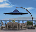 11-FT Patio Offset Cantilever Umbrella with Base I5975