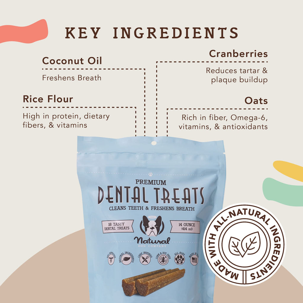 Dental Chews for Dogs 18 Count I2050
